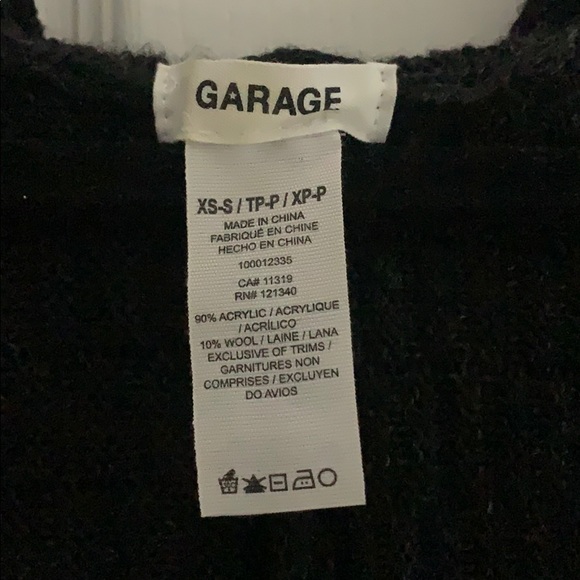 Black & white poncho from Garage - Picture 4 of 4